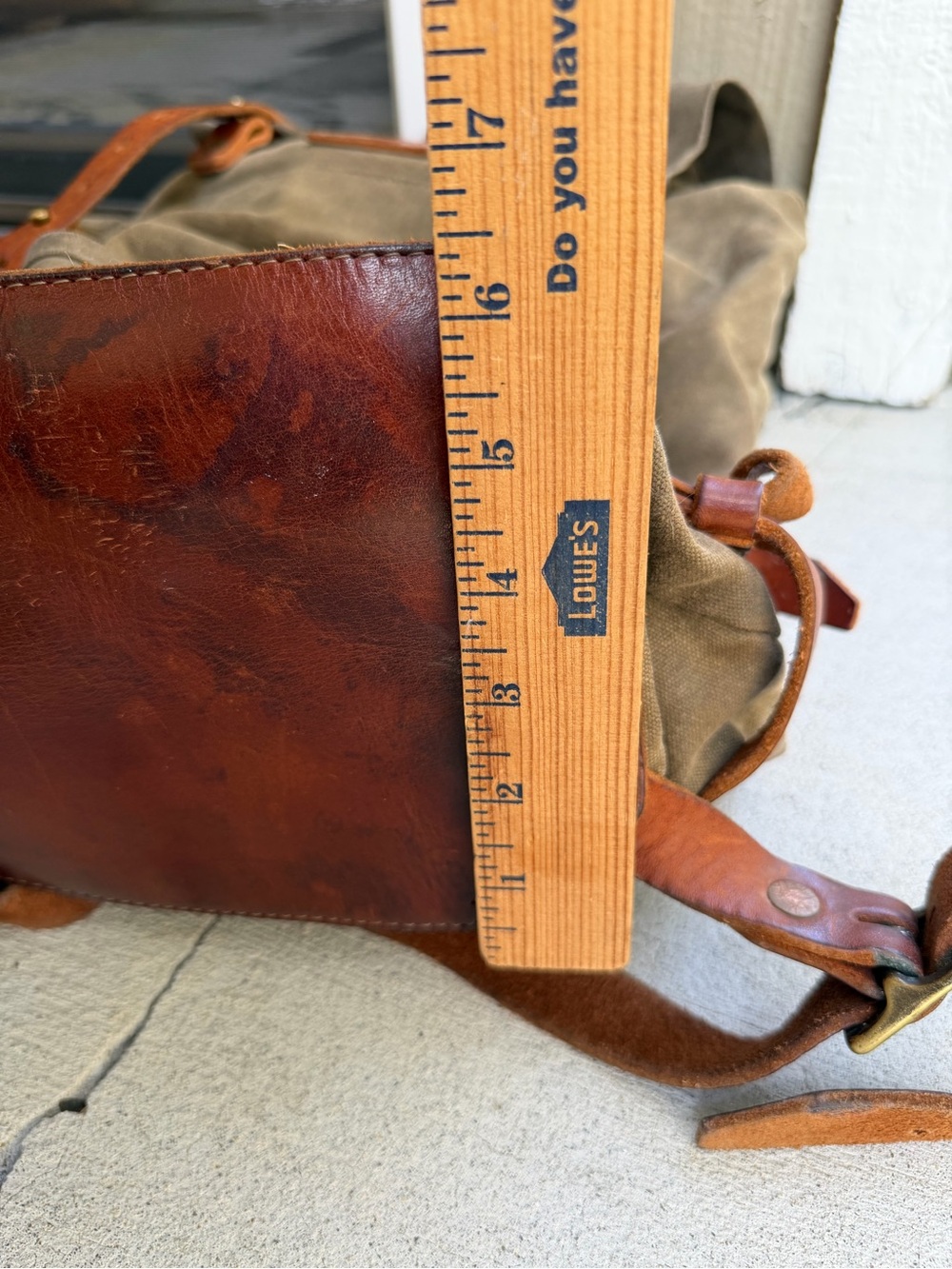 Bradley Mountain The Wilder Bag-Field Tan Incredible Waxed Canvas bag Backpack - Picture 15 of 16